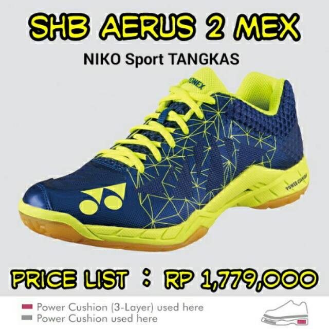 Sepatu Badminton Yonex SHB AERUS 2 MEX
