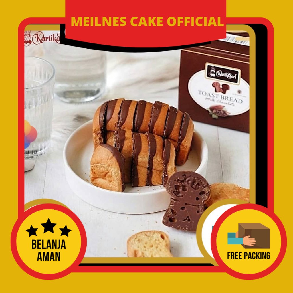 

Meilnes - Kartika Sari - Toast Bread Toples - Chocolate & Butter - Oleh Oleh Kue Bandung