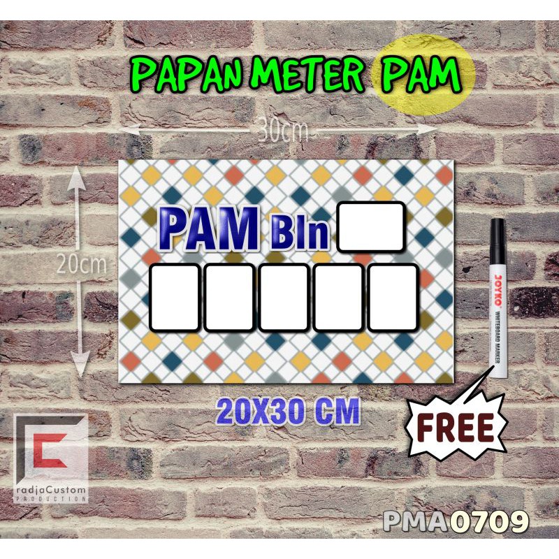

RadjaCustom Papan Meter Listrik PLN PAM motif Unik - Pastel 09