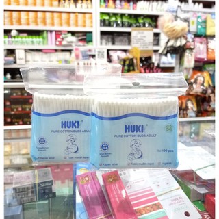 Image of Cotton Buds bayi & dewasa / Huki Cotton Buds ISI 100 PCS