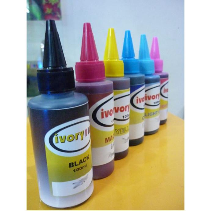 Tinta Isi Ulang Perfect Dye 100ml Epson IVORYFILL Refill infus