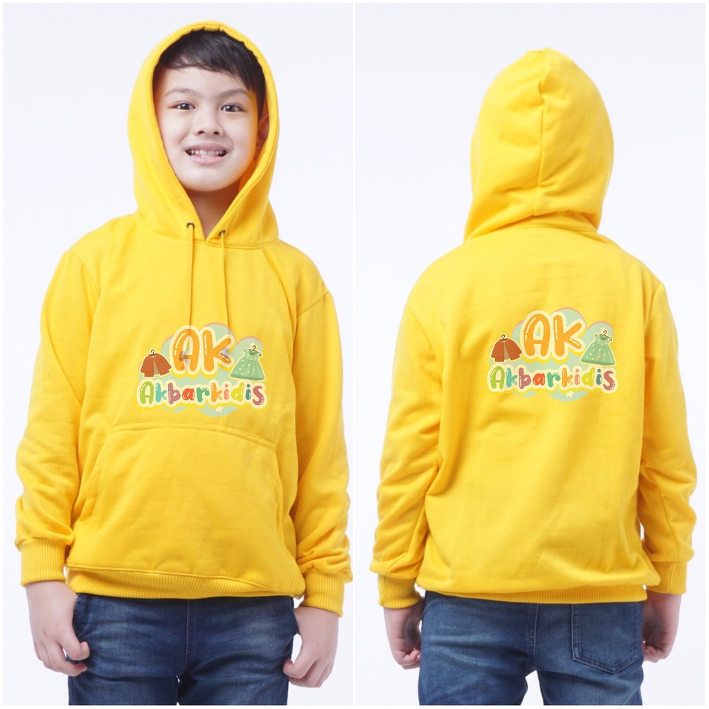 Sweater anak polos Sweater anak laki laki Sweater anak polos Sweater hoodie anak sweater anak kuning