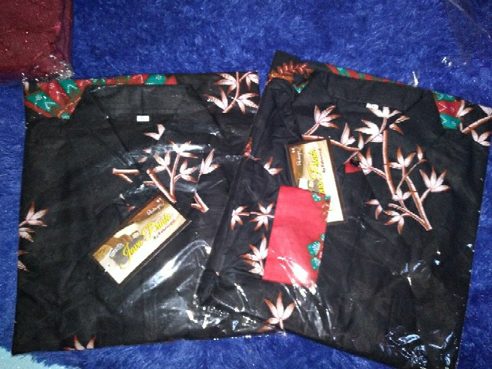 Batik Couple Keluarga Sania Ruffle Ori Ndoro Jowi Dnt - Motif Kipas