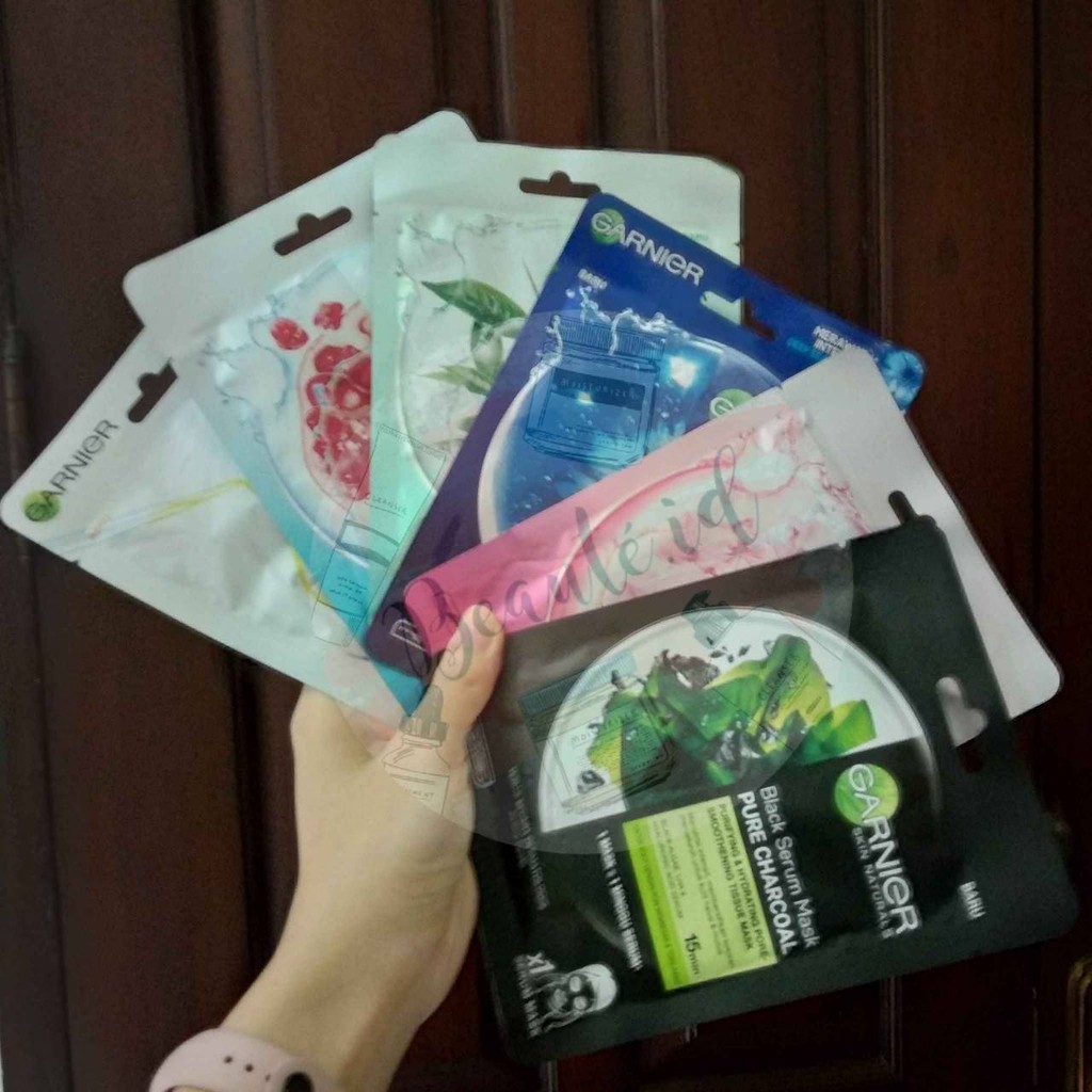 GARNIER Serum Sheet Mask Masker Wajah Face Mask All Varian