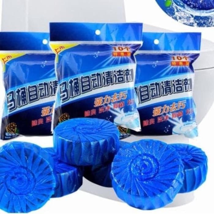 TABLET BIRU PEMBERSIH PENYEGAR KLOSET TOILET 50G BUKAN BAGUS SI BIRU