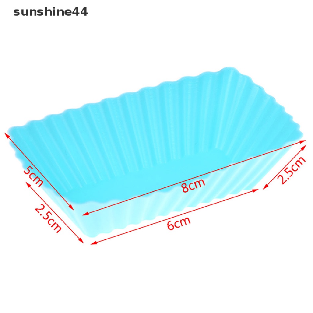 Sunshine 12PCS Cetakan Cupcake / Muffin Bahan Silikon Reusable