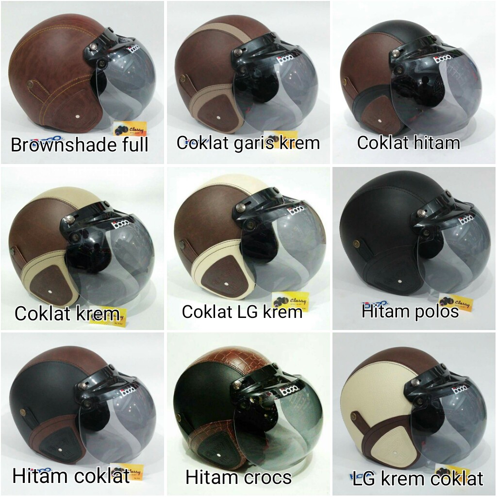 HELM BOGO DEWASA SNI KACA BOGO ORIGINAL, BONUS SARUNG HELM