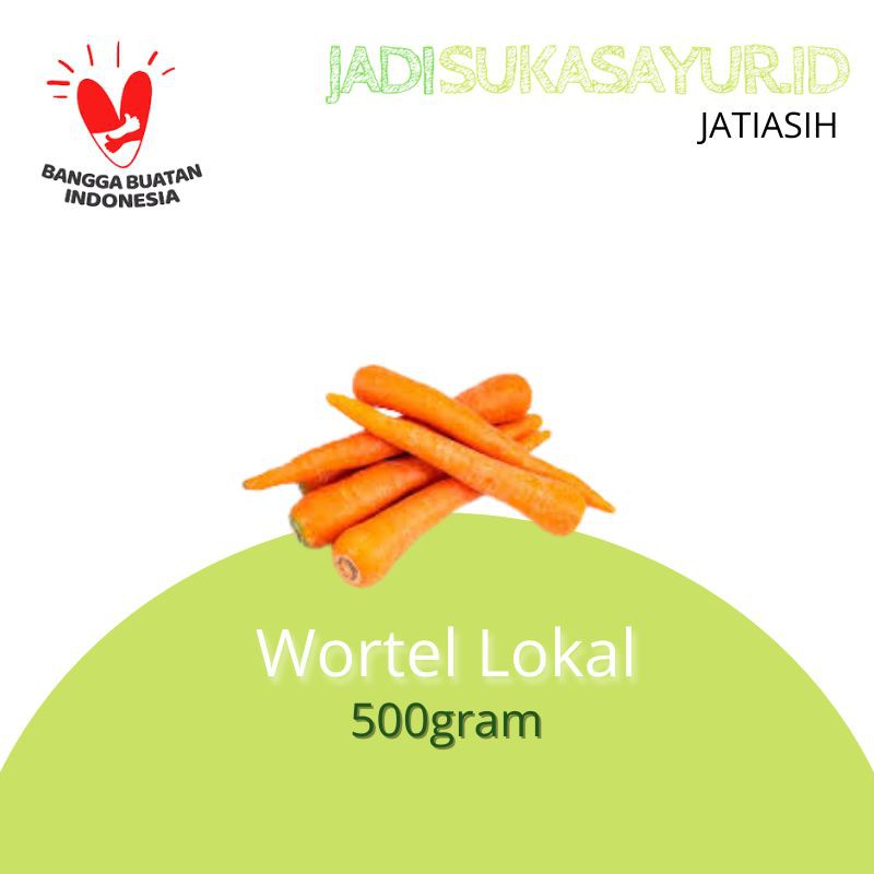 

WORTEL LOKAL 500GRAM - SAYUR SEGAR BEKASI