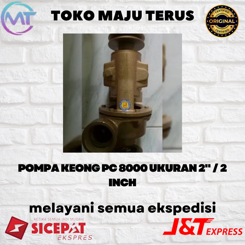 pompa keong PC 8000 ukuran 2" / 2 inch