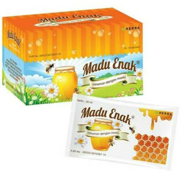 Herba Madu Enak Madu Anak Per Box isi 12 Sachet
