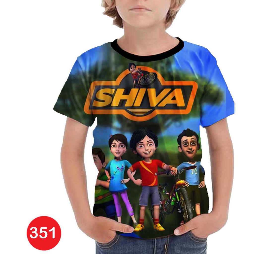 kaos anak laki Shiva 3D#351