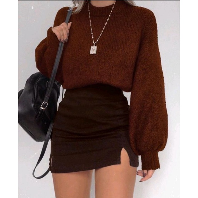 satin skirt mini skirt rok pendek bodycon fit