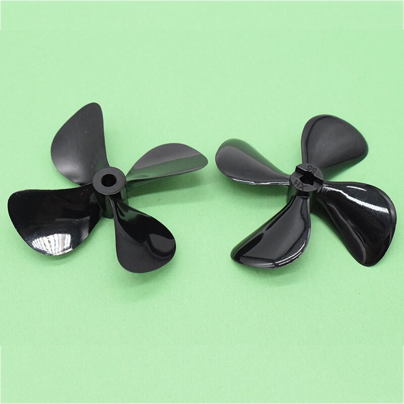 RC Boat 4 Blades 60mm Paddle Boat Propeller High Strength shaft 4mm