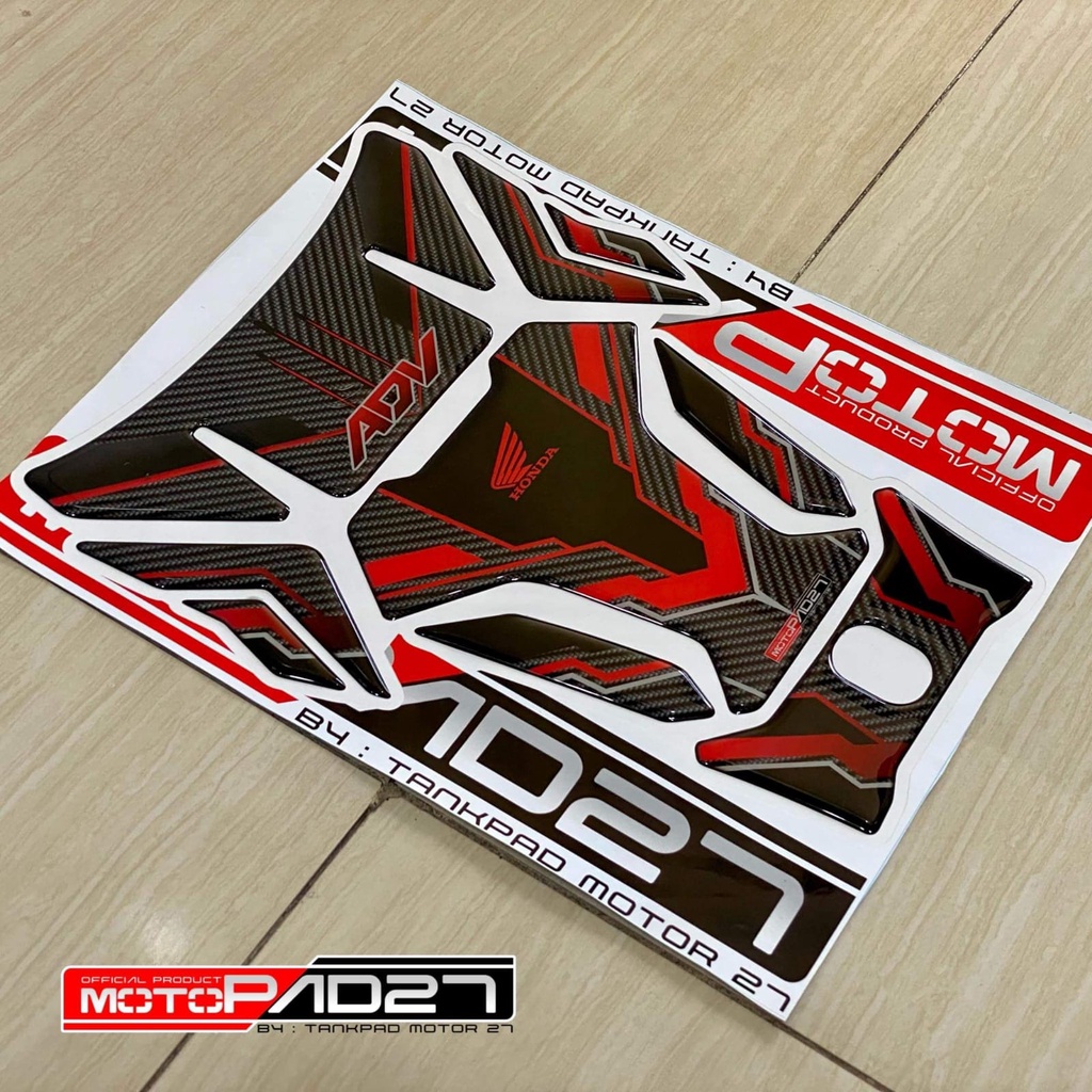 Sticker Stiker tankpad deckpad honda ADV 160 ADV 150  carbon resin premium