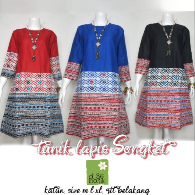 Tunik lapis songket