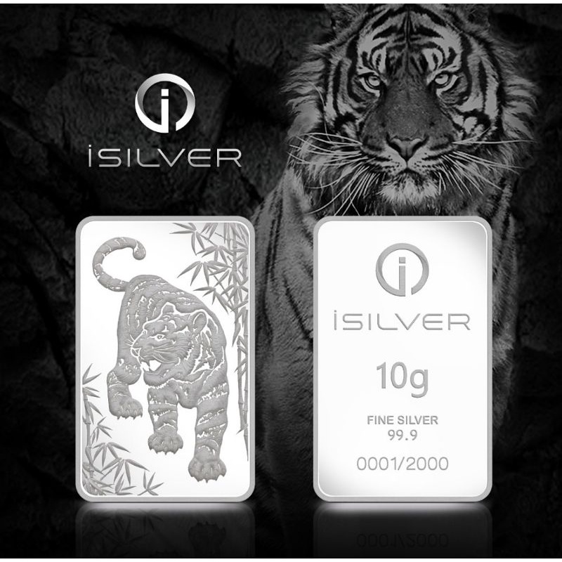 isilver Harimau Sumatera 10gr