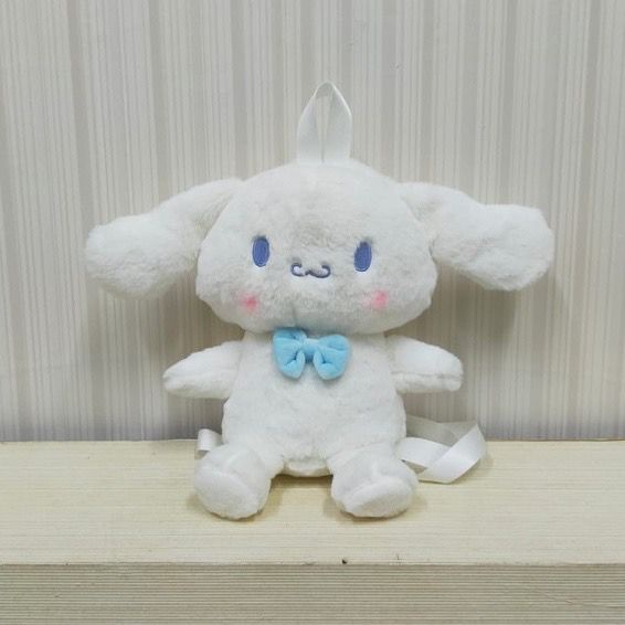 Tas Ransel Wanita Bulu Boneka Sanrio Character Contestants CINNAMOROLL Multifungsi Bisa Ransel + Selempang Perempuan / Backpack Wanita Lucu Imut Gemoy Karakter Kartun Cinnamoroll My Melody Kuromi Empuk Halus Katun