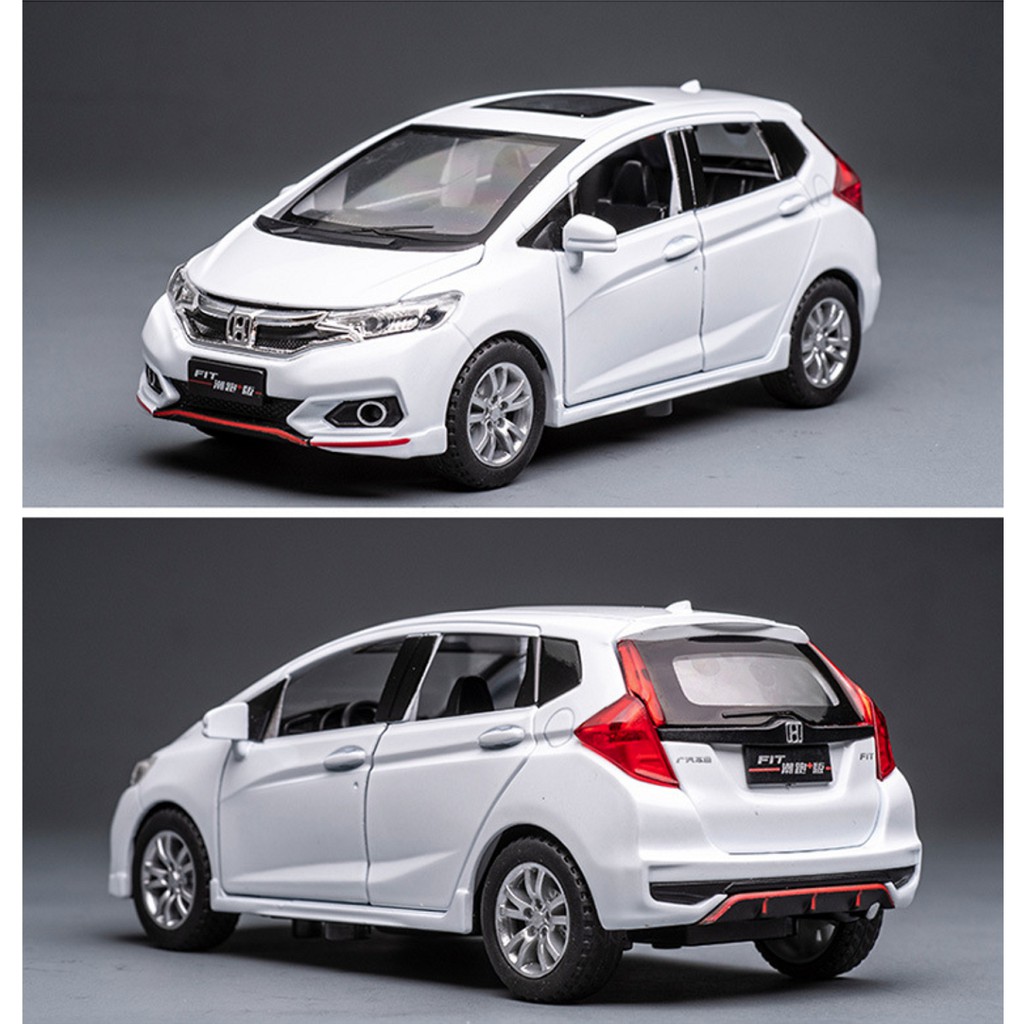 DIECAST Miniatur MOBIL Honda Fit Jazz Scale 1:32 Metal Collection Realistic Design