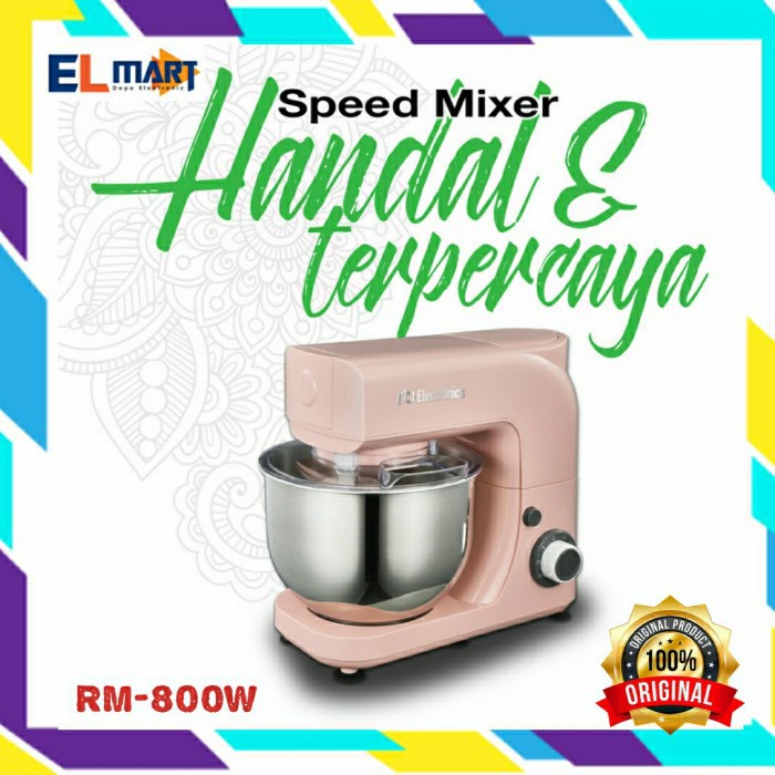 RB Electronic RM 800W 4,8L Standing Mixer Berdiri Adonan Roti