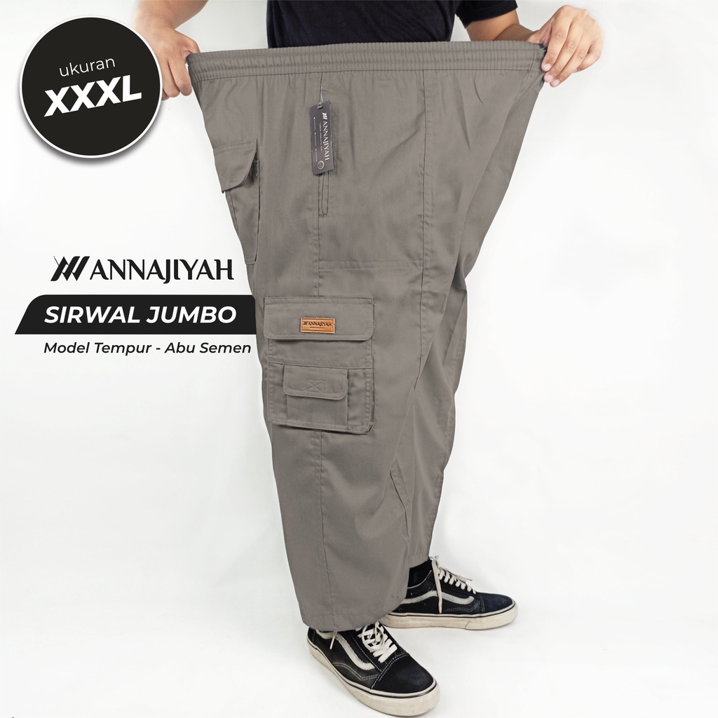 Celana Sirwal Tempur JUMBO XXXL model Cargo dan Outdoor