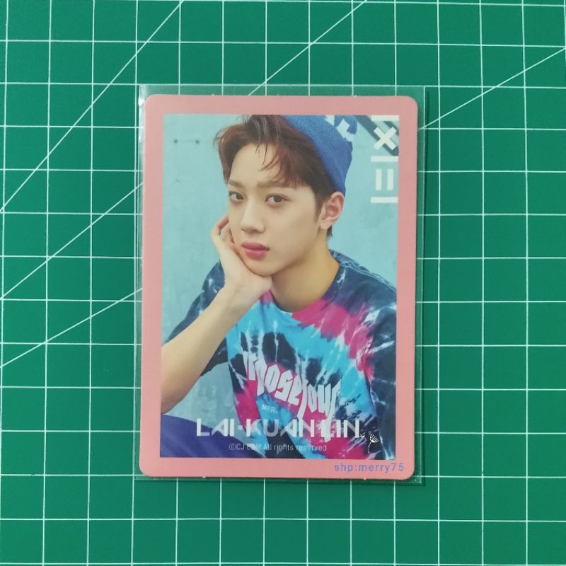 LAI KUANLIN PC PHOTOCARD WANNAONE W1 TO BE ONE : Lai Guanlin Wanna One