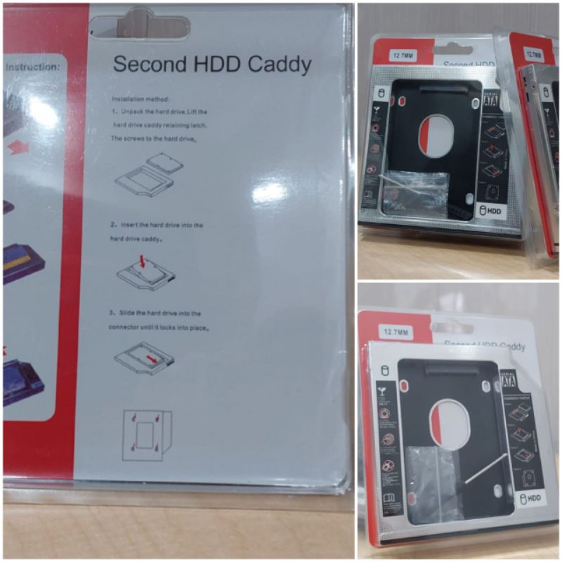 HDD Caddy tebal 12,7mm