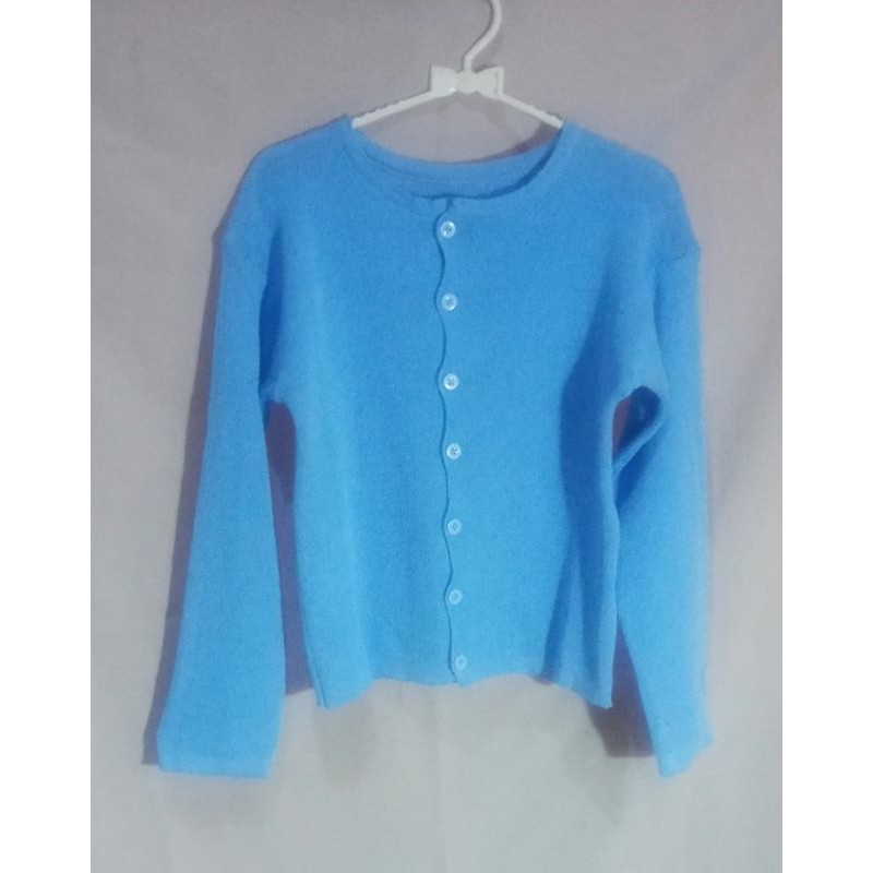 Bailey Cardi Rajut | Crop Angel Crop TOP | Ada Harga Ada Kualitas-Biru