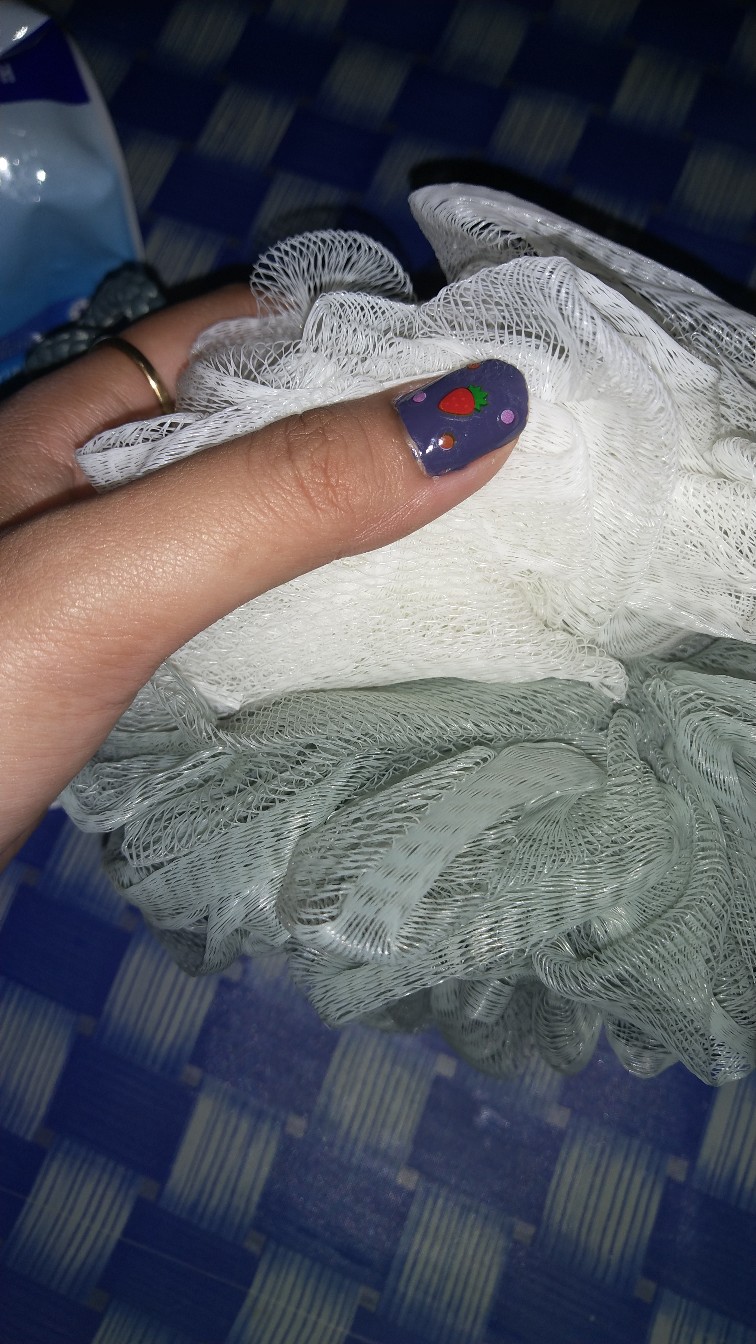 [termurah] Spons Mandi Jaring Lembut Tebal Pembersih Badan 2 Warna T2165