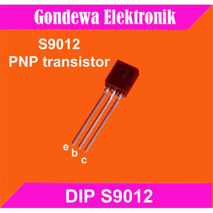 S9012 DIP TO92 general purpose PNP transistor