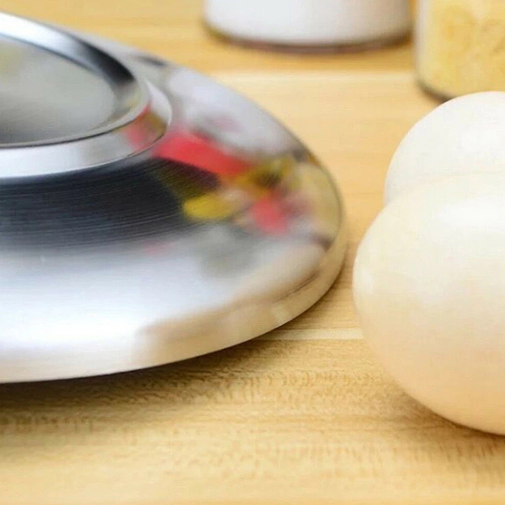 Piring Makan Nampan Baki European Style Stainless Steel 14 CM - SNTP0017 - Silver