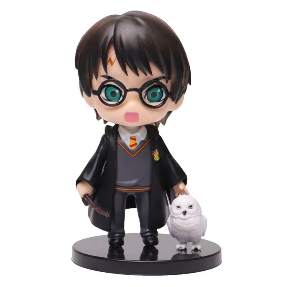 QUINTON Harried Potter Action Figure Hadiah Anak Mainan PVC Versi Patung Q Dekorasi Desktop Ornamen Hadiah Hermione Ron Hedwig