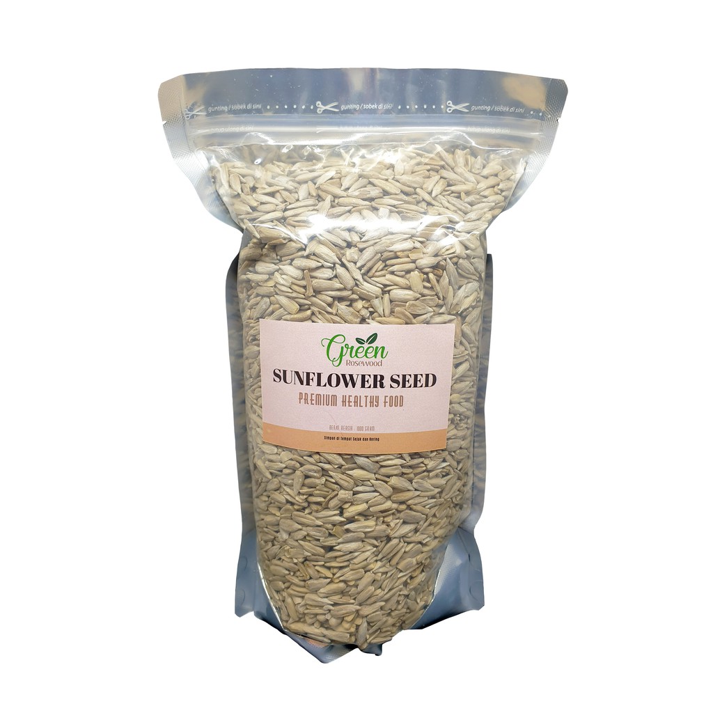 

RAW SUNFLOWER SEED 1 KG PREMIUM - BIJI BUNGA MATAHARI TANPA KULIT MENTAH 1000 GRAM