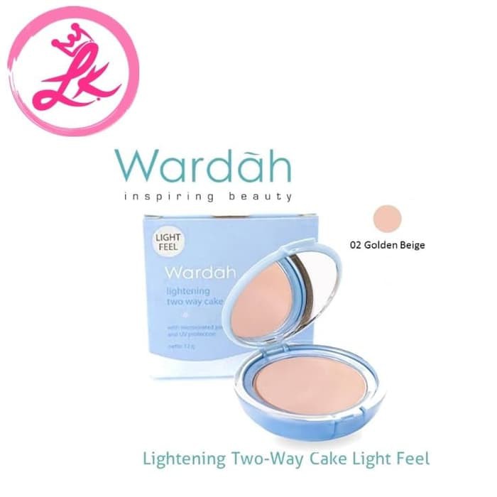 ✨LACIKOSME✨ WARDAH LIGHTENING TWO WAY CAKE LIGHT FEEL