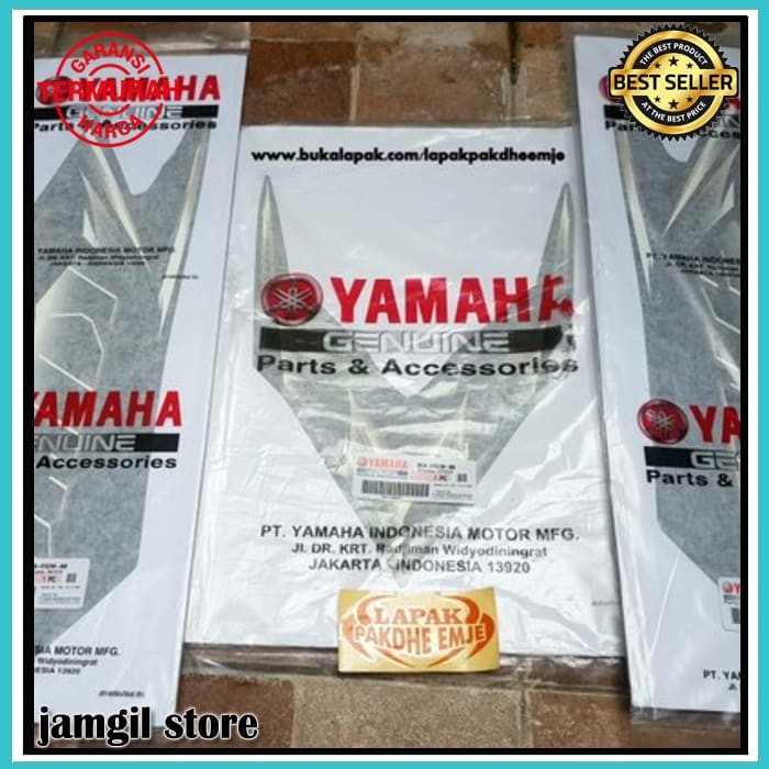 STICKER RX KING 2008 YAMAHA ORIGINAL HITAM STIKER LIS STRIPING RX KING 2008 ORIGINAL 3 ITEM
