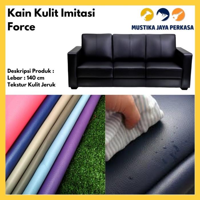 Kain Kursi, Kulit Imitasi Force Pelapis Pembungkus Sofa Bahan Kulit