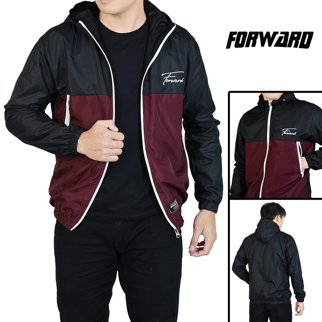 JAKET PAKAIAN PRIA/OUTWEAR - Jaket parasut pria forward system Forward official