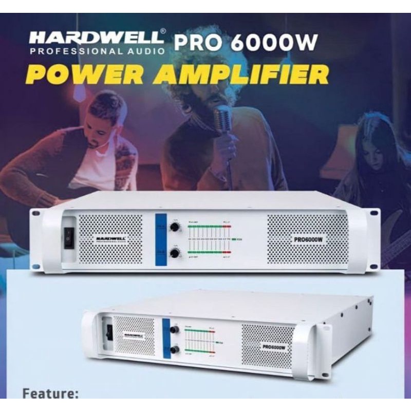 Power Hardwell PRO 6000 B Original Amplifier Hardwell PRO 6000 W