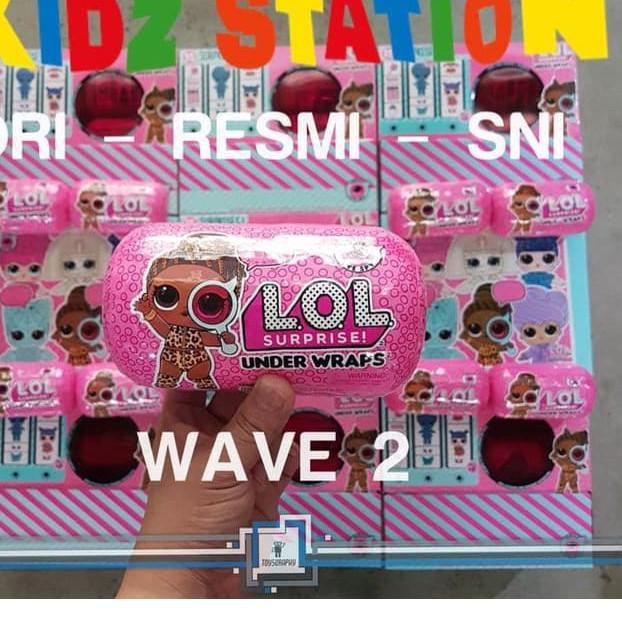 LOL Surprise  UNDER WRAPS UNDERWRAPS WAVE 2 ORI RESMI Kapsul ✅ DJT