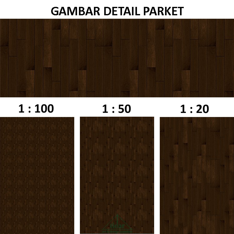 

[MR] Kertas Tekstur / Motif Parket / Lantai Kayu Berskala / Miniblock #5