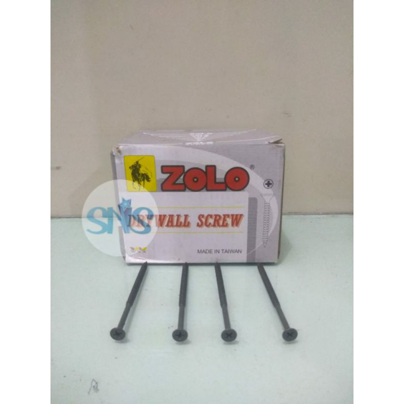 Skrup gypsum 8 × 3" zolo sekrup gypsum 7cm drywall screw 8 × 3inch