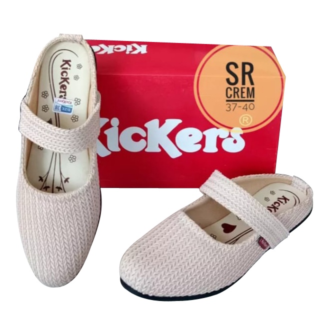 Invincible Slop Rajut kickers Sandal slop Wanita Sandal Flat Wanita Terbaru