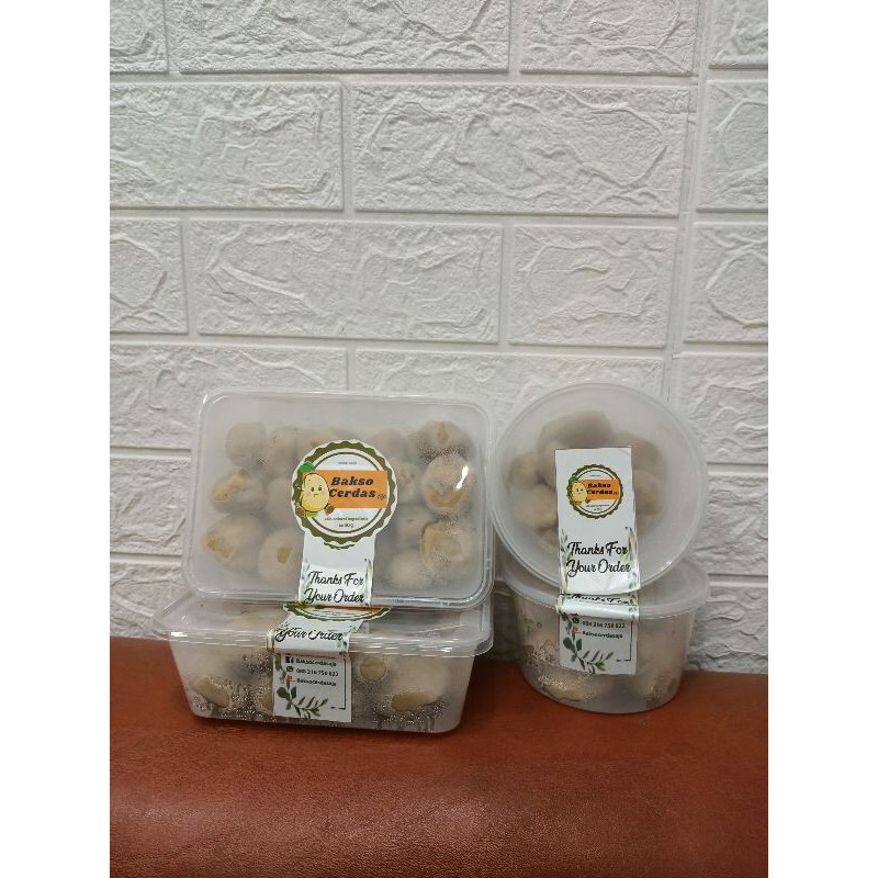 

Bakso Cerdas Aja( bakso sehat dari kacang-kacangan) rendah kalori, no msg