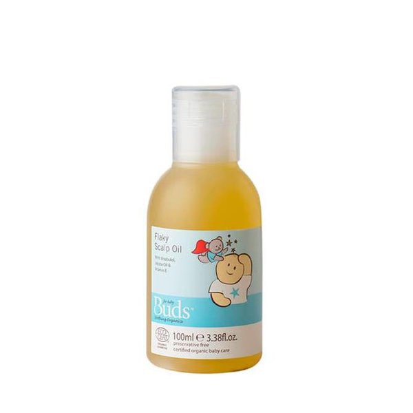 Buds Organics BSO - Flaky Scalp Oil 100ml - Minyak Pembersih Kerak Kulit Kepala Organik