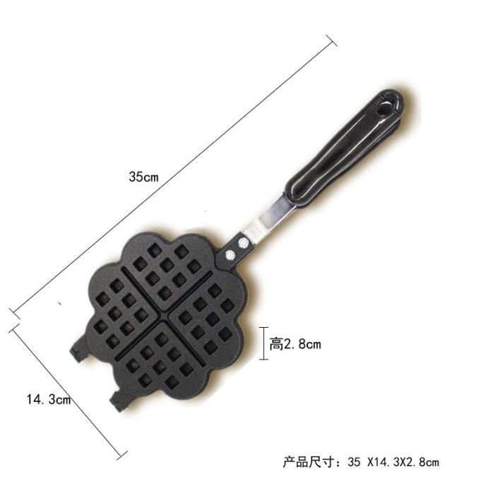 (BISA COD) Waffle Maker / Waffle Pan / Cetakan Waffle Teflon Anti Lengket