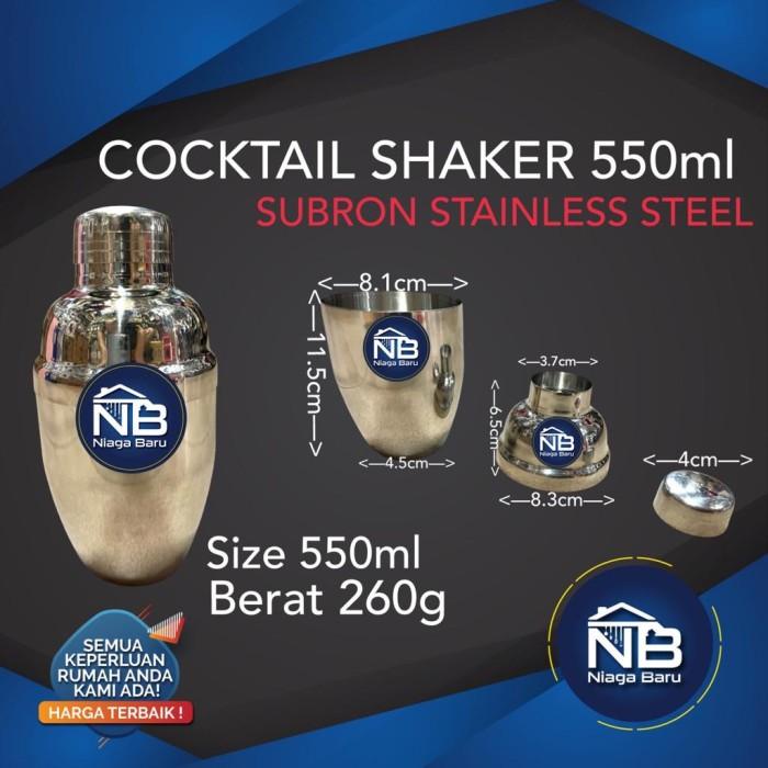 

Cocktail Shaker 550Ml Subron Stainless