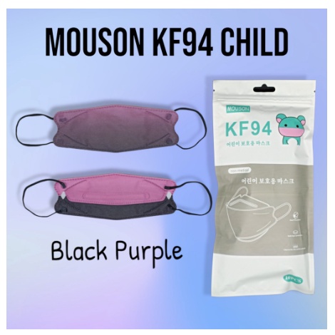 MASKER ANAK KF94 MOUSON ISI 10PCS WARNA GRADASI LUCU