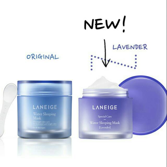 LANEIGE WATER SLEEPING MASK LAVENDER UNGU DAN BIRU 70 ML