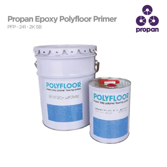 CAT DASAR CAT LANTAI EPOXY POLYFLOOR PRIMER PFP-241-2K SB 20 Kg set Termurah
