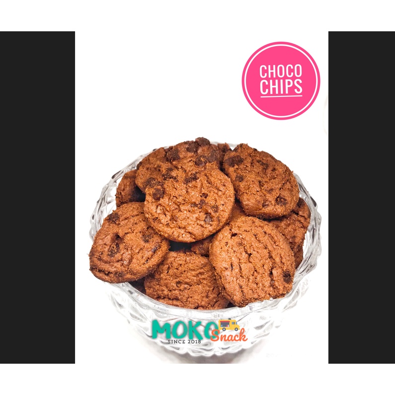 

Snack Cemilan biskuit Choco Chips 250 gr