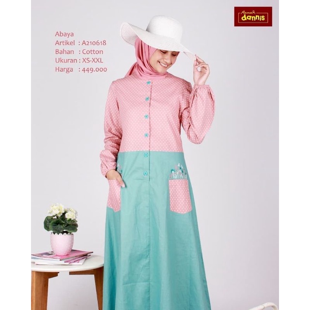 DANNIS ABAYA DEWASA GAMIS DANNIS TERBARU